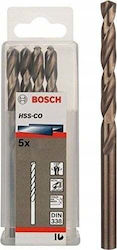 Bosch Σετ 5 Τρυπάνια Κοβαλτίου με Κυλινδρικό Στ...