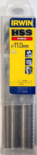 Irwin Set 5 Burghie HSS pentru Metal