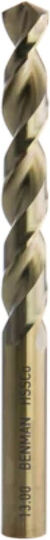 Benman Set of 10 Drills Cobaltium for Metal