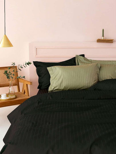Palamaiki Sheet Sets Queen 240x270cm. Sateen Black 4pcs