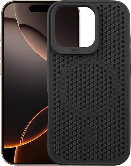 Idol 1991 Air Back Cover Σιλικόνης Μαύρο (iPhone 16 Pro)