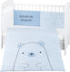 Kikka Boo Σετ Κούνιας Bear With Me Blue 2τμχ