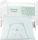 Kikka Boo Σετ Κούνιας Bear With Me Mint 2τμχ