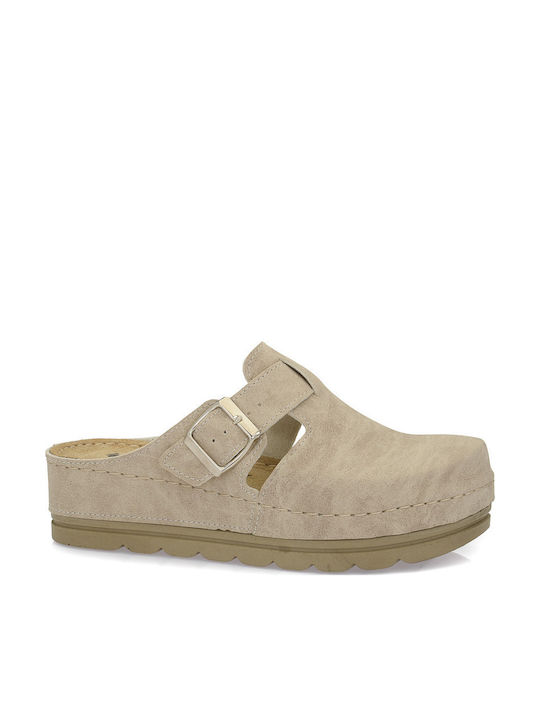 Comfort Way Shoes Γυναικεία Ανατομικά Σαμπό Μπεζ