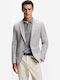 Summer Men’s Suit Jacket with Regular Fit Gray