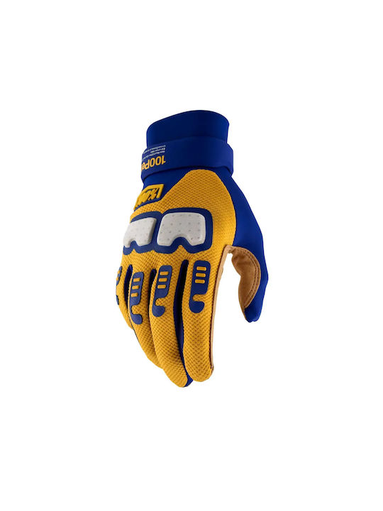 100% Fahrradhandschuhe in Gelb