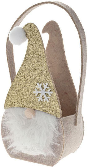 Weihnachtsfiguren Tschochino Korb Gnome Set 6 Stück 19.5x6.5x18.5cm 79482