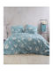 Rythmos Sheet Sets Single with Elastic 105x205+25cm. Linie Blue 3pcs