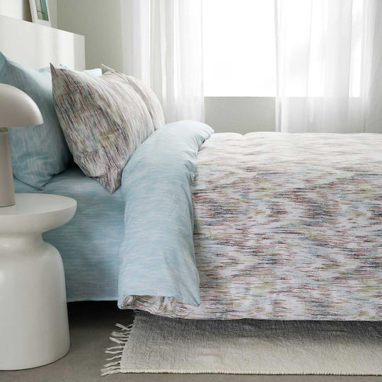 Vesta Home Set Cearșafuri Single 170x270cm. Fiona-2 Albastru 3buc