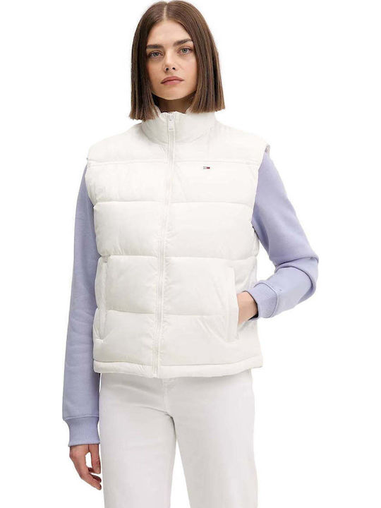 Tommy Hilfiger Essential Sleeveless Jacket Puffer White Tommy Hilfiger Essential Sleeveless Jacket Puffer White