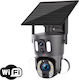 Wifi Surveillance Camera 6mp Resolution Solar Powered 20x Optical Zoom Human Detection Ip66