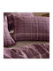 White Fabric Ciel Σετ Σεντόνια Μονά 165x270εκ. Μωβ (4τμχ)