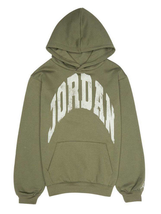 Jordan Fleece Kids Sweatshirt with Hood and Poc...