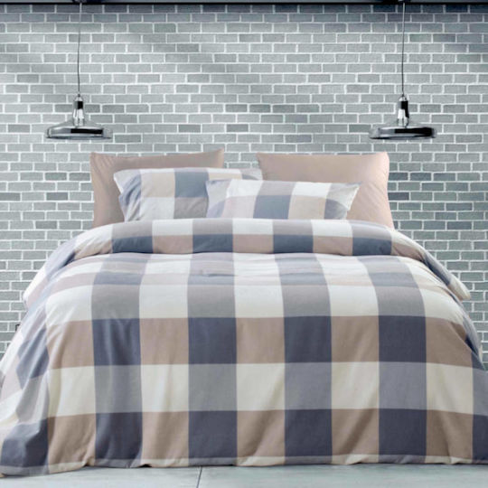 Makis Tselios Home Piazze Σετ Μονο 4τμχ 105x200εκ. Grey