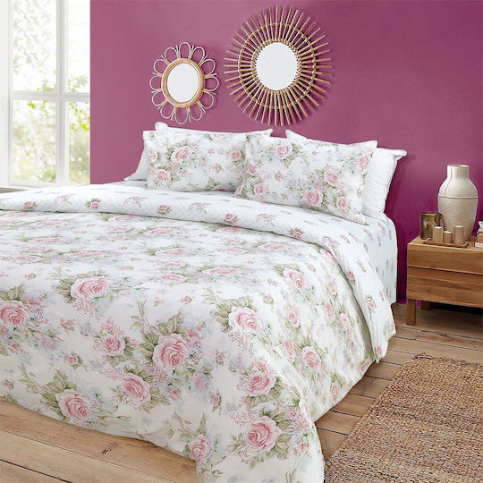 Lino Home Sheet Sets Single 170x260cm. Aliso White 3pcs