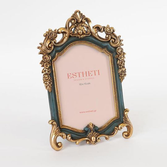 Polyresin Photo Frame with Gold Frame 2 Pieces