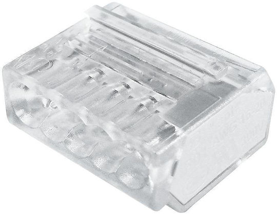 1682 New Generation Screwless Caps Elvhx Conductor Mon.0.5-2.5mm²|Multicore 1.0-2.5mm² 5 Contact Points Pack 50 Pieces
