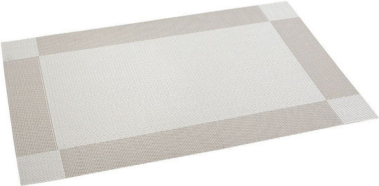 Espiel Platzdeckchen Kunststoff Weiß 45x30cm 1Stück