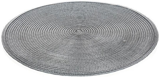 Banquet Τondo Placemat Round Wicker Grey 38cm 1pcs