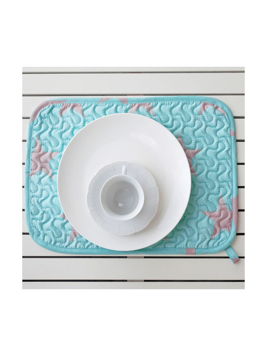 Melinen Star Boy Platzdeckchen Stoff Blau 45x31cm 1Stück