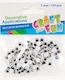 Craft with Fun Διακοσμητικό Στοιχείο για DIY Κατασκευές Μαύρο 150τμχ
