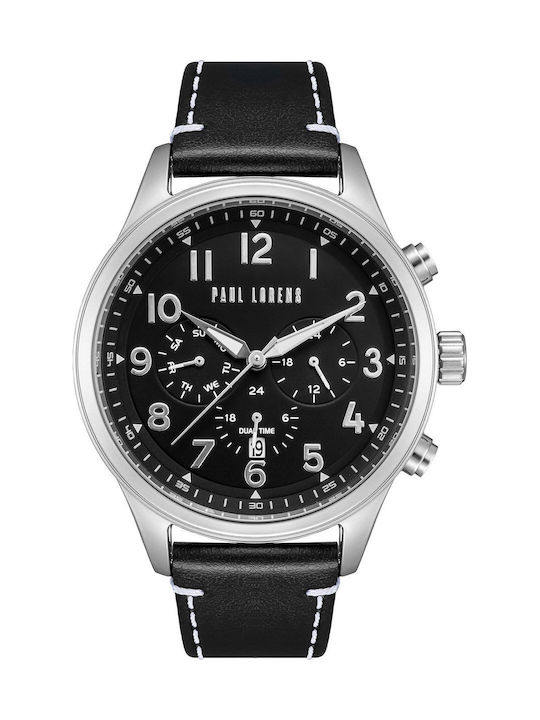 Paul Lorens Мъжки Часовник 46mm На Батерия със ...