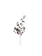 Decorative Artificial Flower Orchid Brown 24pcs InTheBox