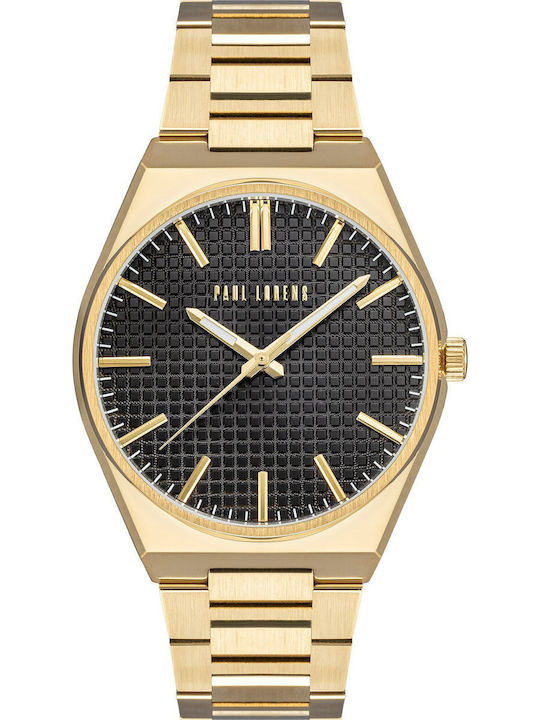 Paul Lorens Мъжки Часовник 43mm На Батерия с Че...