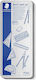 Staedtler Set von 10 geometrischen Instrumenten Metallisch