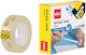 Deli Tape Stick Up Transparent A 18mm x 33m 6pcs Transparent