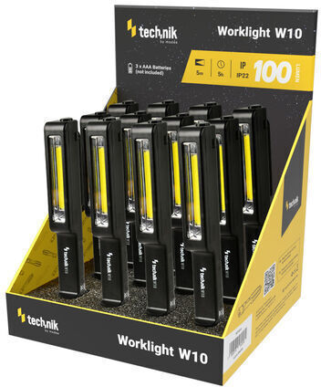 Flashlight LED IP22 with Maximum Brightness 100lm Technik MT-W10