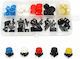 On-Off switch Pushbutton Yellow (25PCS) 1pcs