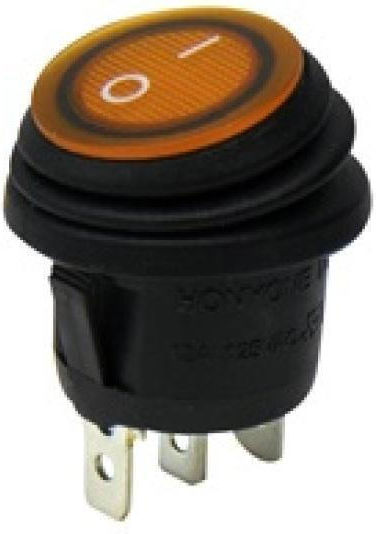 On-Off switch Rocker with Lighting Orange 1pcs