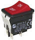 Ked On-Off switch Rocker with Lighting Red 1pcs