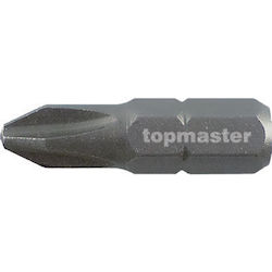 Topmaster Σετ 2 Μύτες Κατσαβιδιού Σταυρός