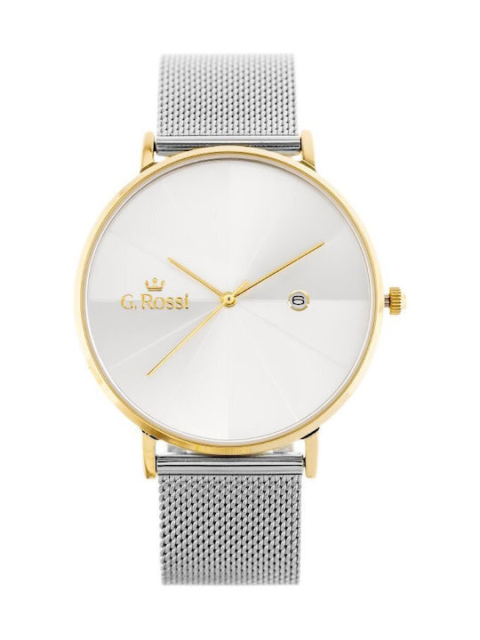 G.Rossi Women's Watch with Silver Metal Bracelet