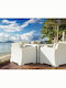 Outdoor-Sessel Rattan Monaco 831 White 82x79x79εκ.