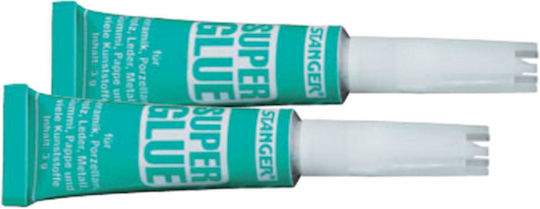 Stanger Handwerksklebstoffe Gel Superkleber 1+1 12τμχ 3gr