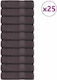 vidaXL Set 50 Hotelhandtücher 140x70 cm Gray