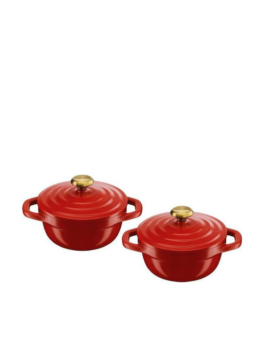 Tefal Set De Oale Air Din Aluminiu Turnat Cu Acoperire Interioară Ceramică 2 Vase