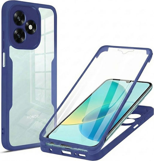 Techsuit ColorVerse 360 Full Cover Silicone Blue Case for Honor X5C Plus