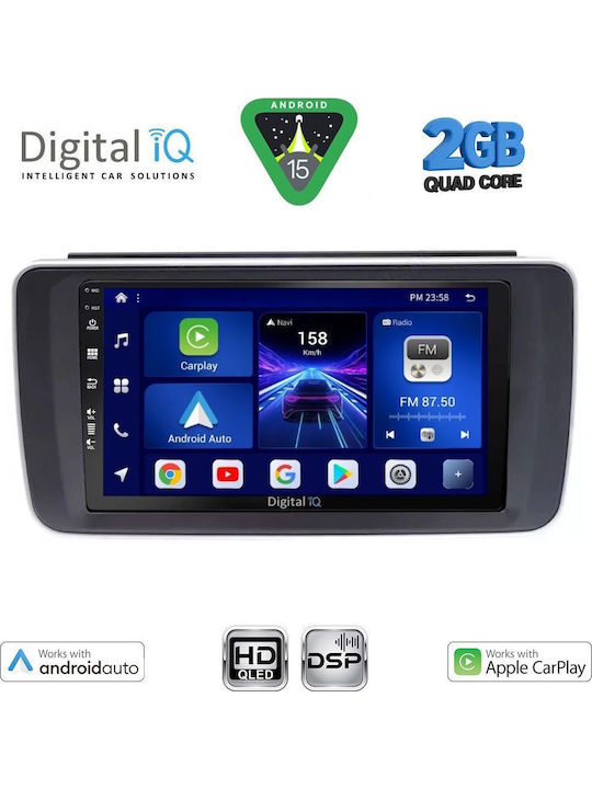 Digital IQ Car Audio System for Nissan Leaf 2018 (Bluetooth/USB/WiFi/GPS/Apple-Carplay/Android-Auto) with Touch Screen 9"