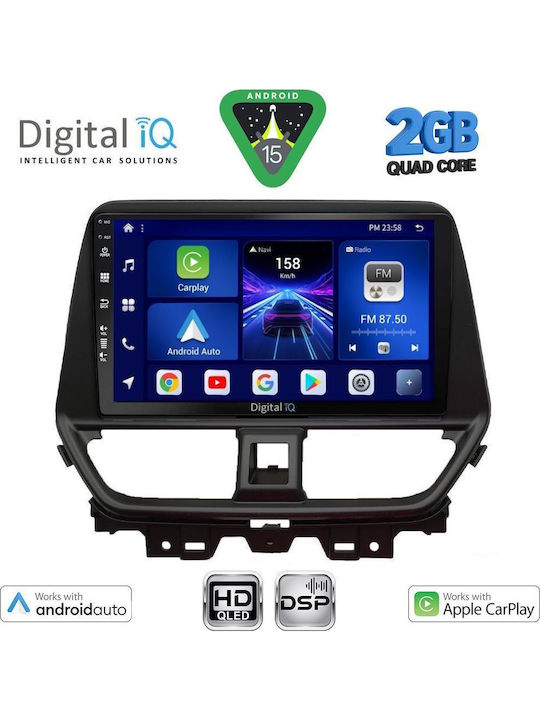 Digital IQ Car Audio System for Suzuki Baleno 2022 (Bluetooth/USB/WiFi/GPS/Apple-Carplay/Android-Auto) with Touch Screen 9"