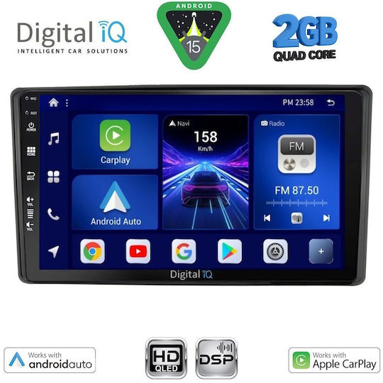 Digital IQ Car Audio System for Toyota Raize 2020 (Bluetooth/USB/WiFi/GPS/Apple-Carplay/Android-Auto) with Touch Screen 10"