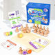 bebeLOGIC Montessori Lernspiel Buchstaben und Zahlen aus Holz