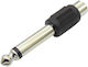 Converter 6.3mm / RCA male to 6.3mm / RCA female 10pcs 01.098.0051