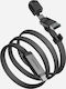 Sheath Travel Cablu 2-în-1 Usb-c La Usb-c/usb-a 480mbps 60w 1.2m Gunmetal Cbl-shthtrv-gun120