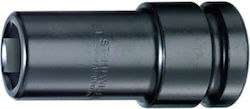 Cap Priză Impact 1'' Pătrat Priză Lung Profil Redus Mărimea Roților 27 Mm Cap Priză Impact 1'' Pătrat Priză Lung Profil Redus Mărimea Roților 27 Mm