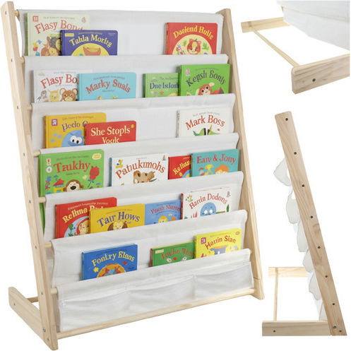Bücherregal Boden Weiß 79x62.5x30cm