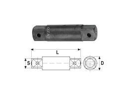 1/2'' Male-to-male Impact Adaptor 1/2'' Square 1/2'' Male-to-male Impact Adaptor 1/2'' Square